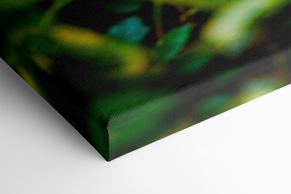 Black panther with green eyes