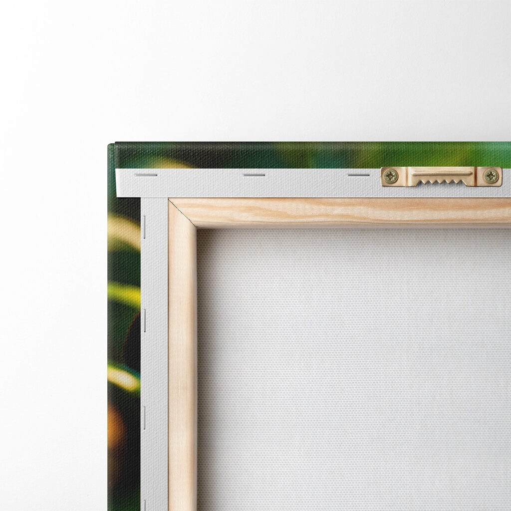 Black panther with green eyes