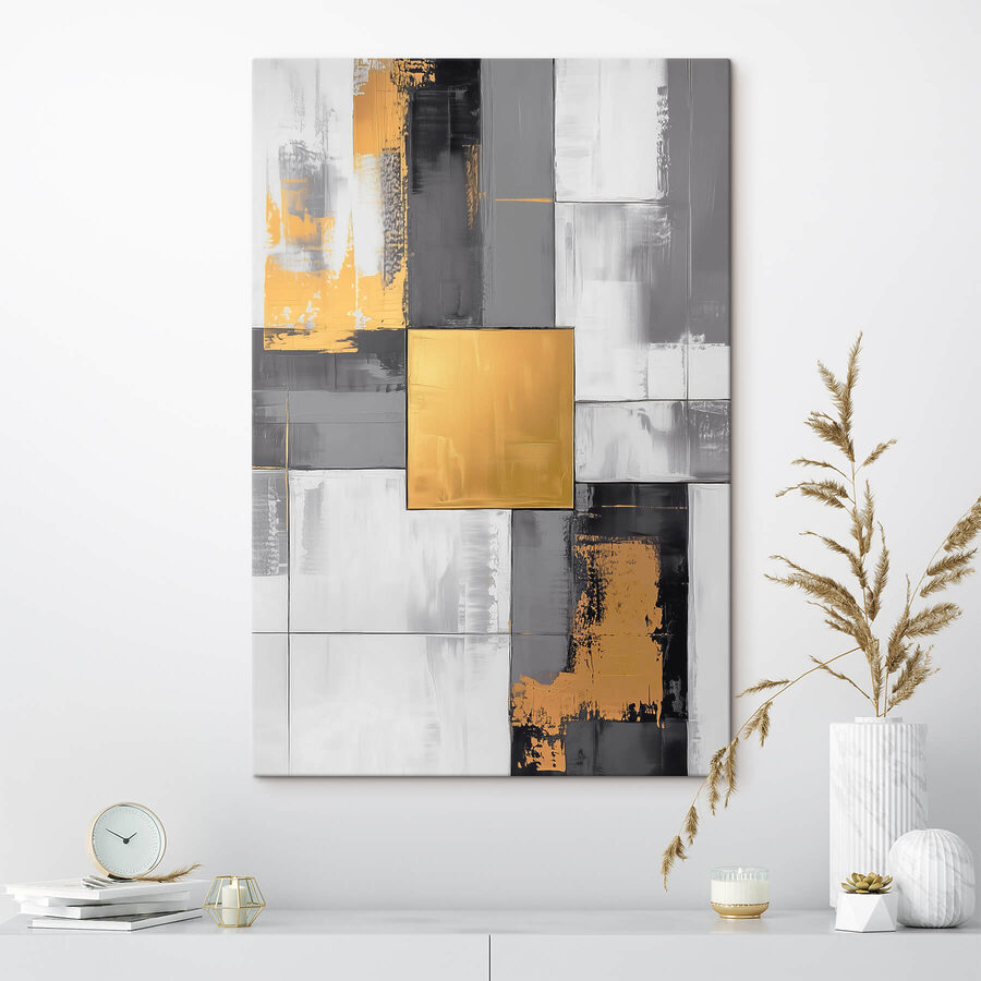 Abstraktní elegance v neutrálních tónech