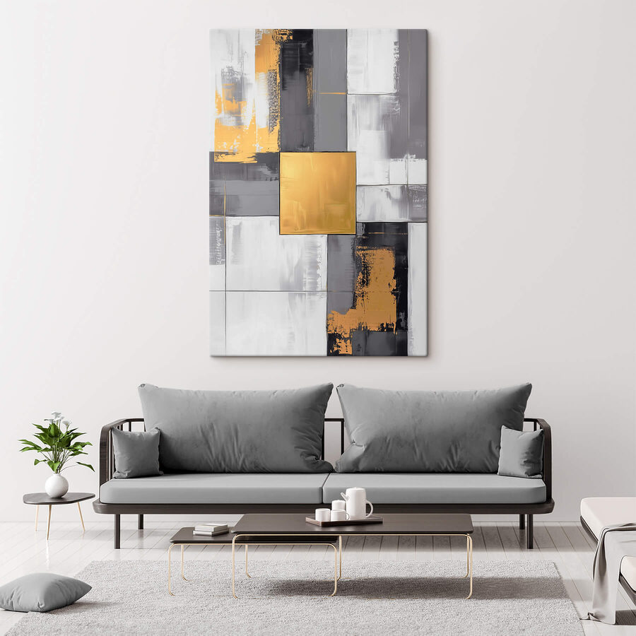 Abstraktní elegance v neutrálních tónech