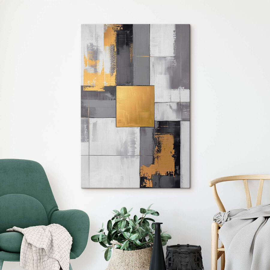 Abstraktní elegance v neutrálních tónech