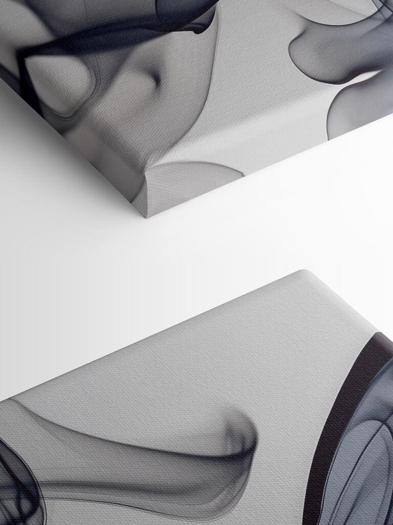 Butterfly with smoke