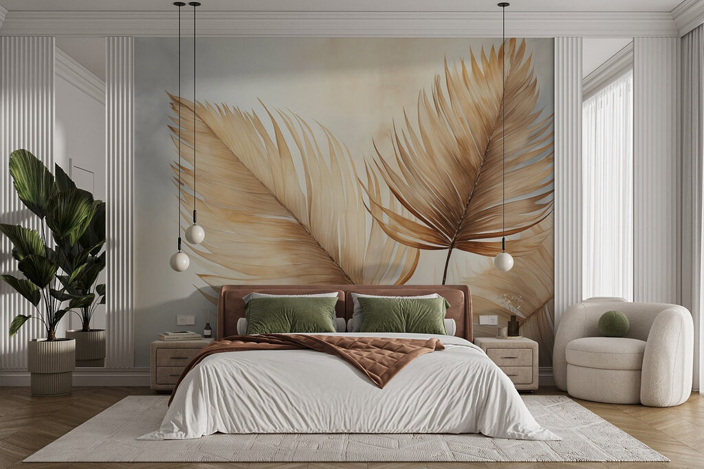 Delicate leaves in soft hues Delicate leaves in soft hues