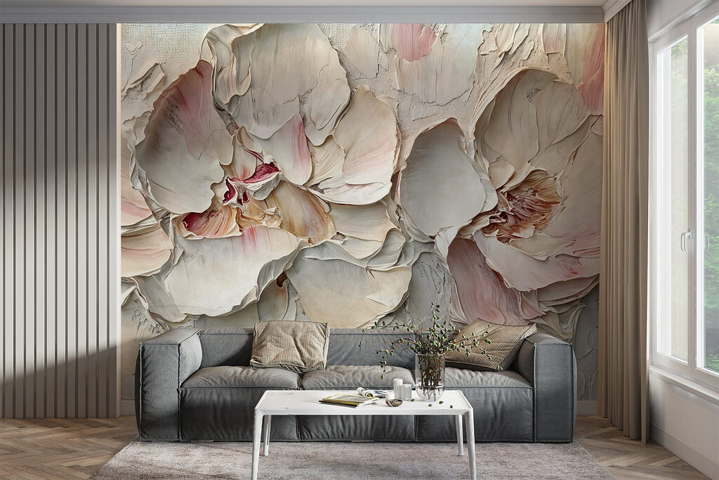 Delicate petals in soft hues