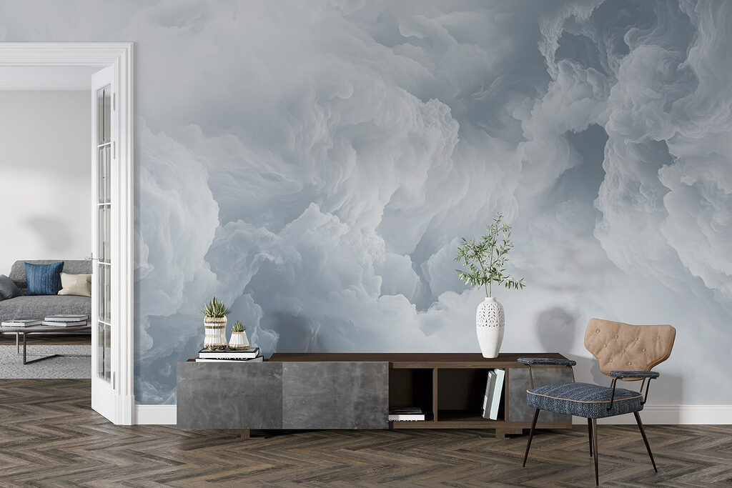 Serene sky of soft clouds