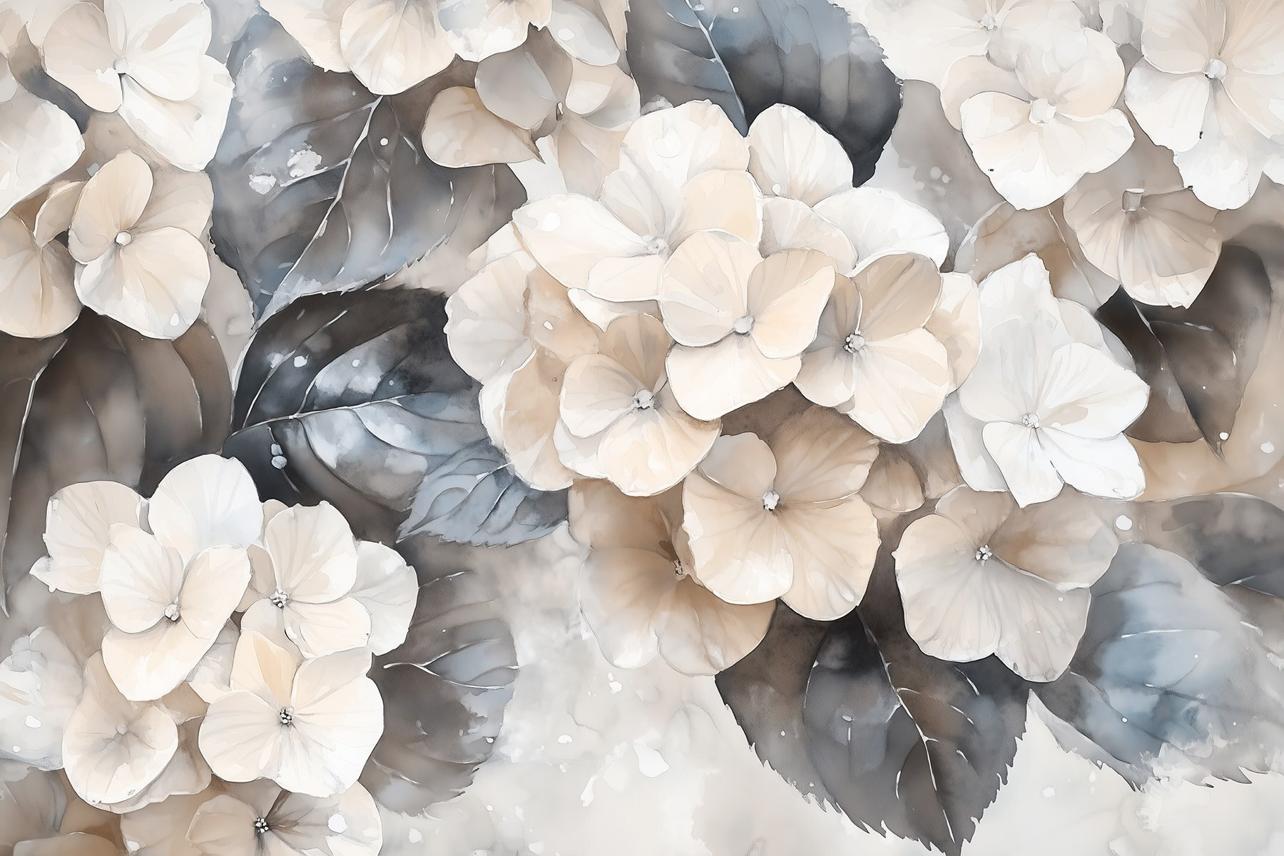 Delicate blooms in soft hues