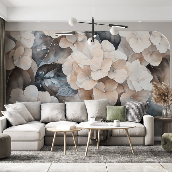 Delicate blooms in soft hues