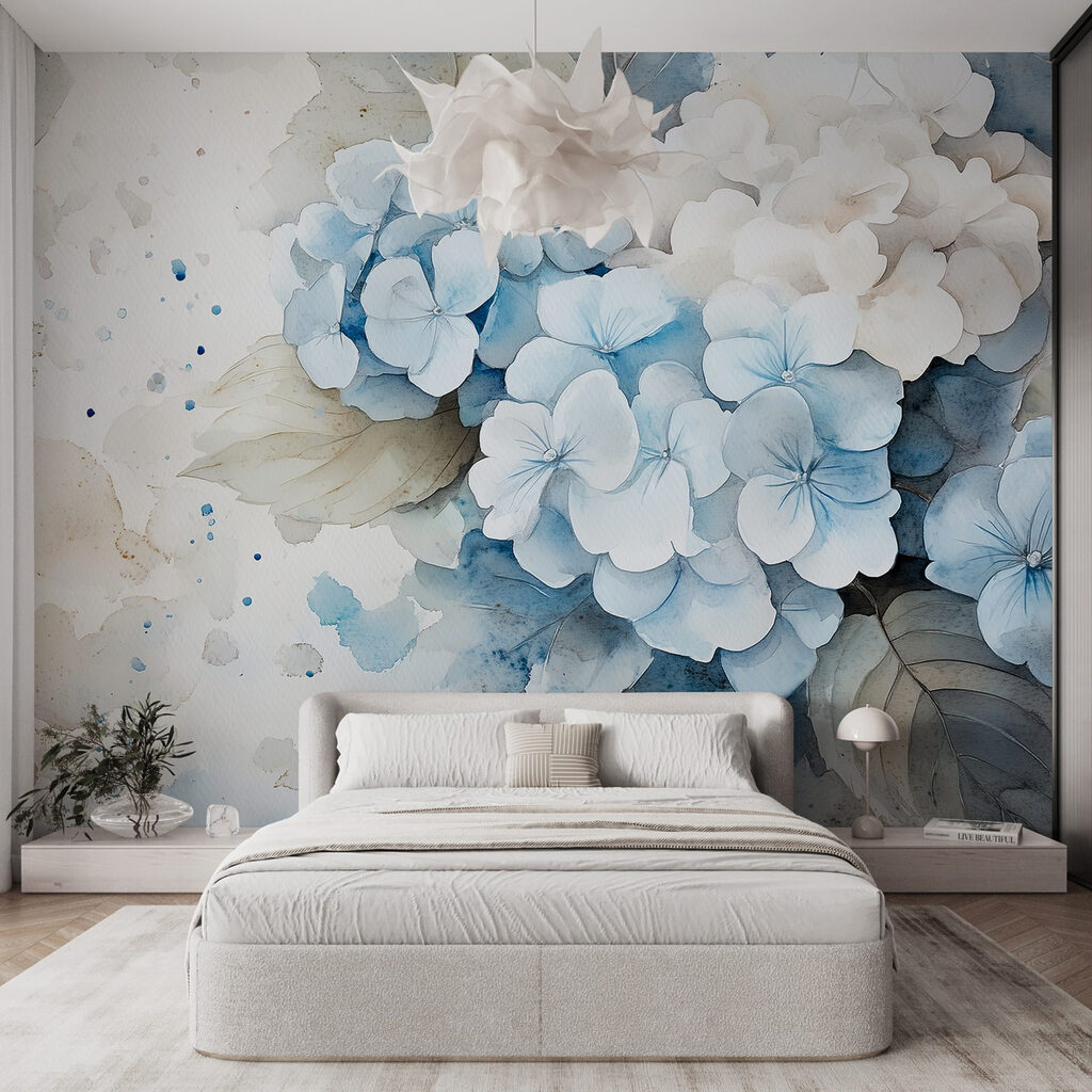 Watercolor of a bunch of flowers