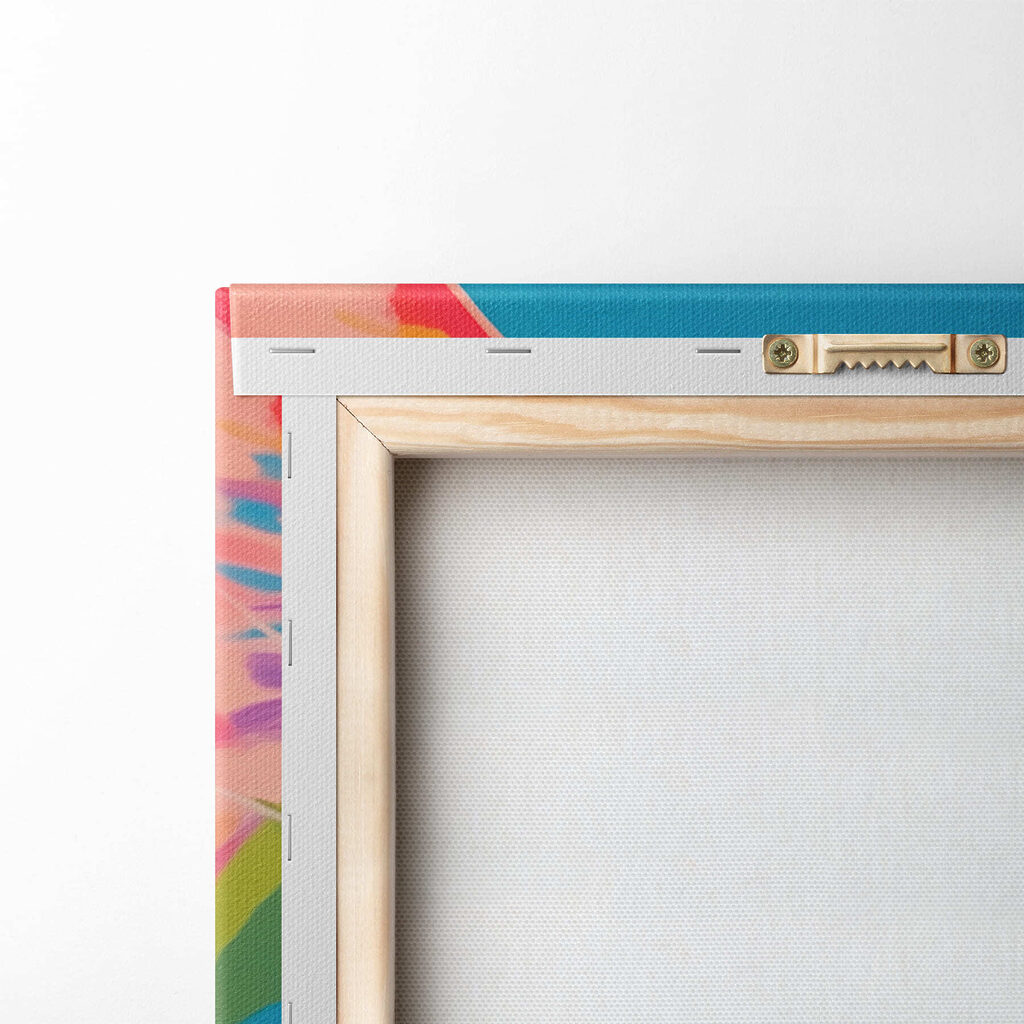 Colorful cat painting