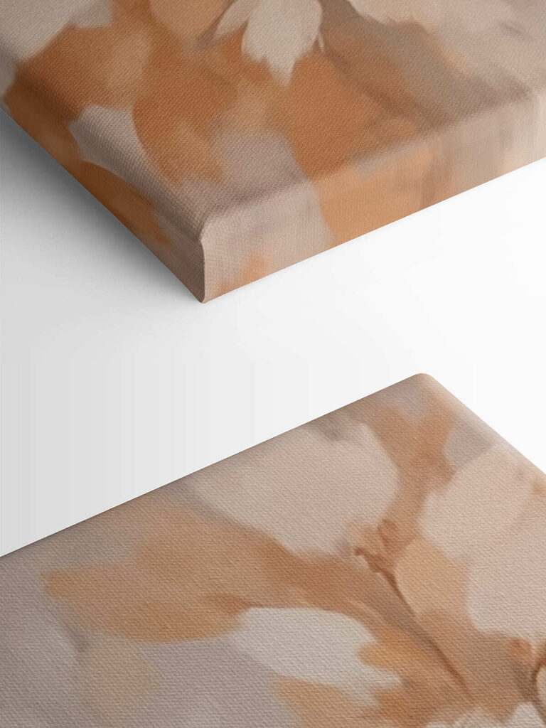 Delicate blossoms in soft hues