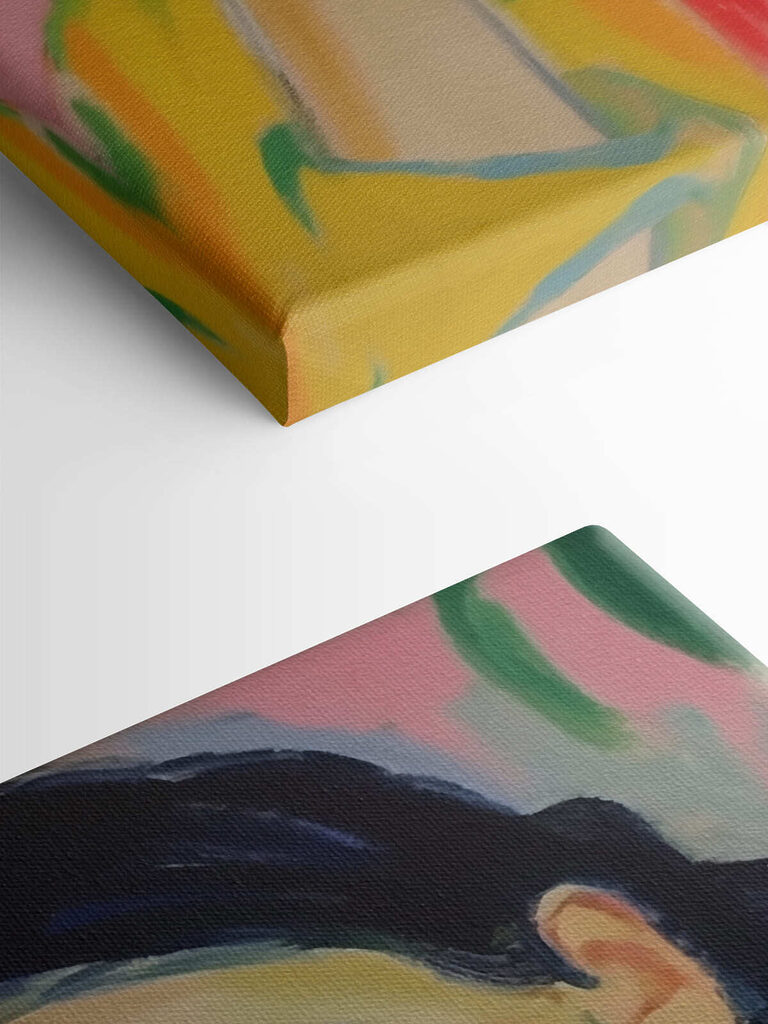 Painting of a woman sleeping