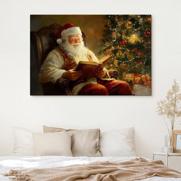 Obraz Santy čtoucího knihu Obraz Santy čtoucího knihu
