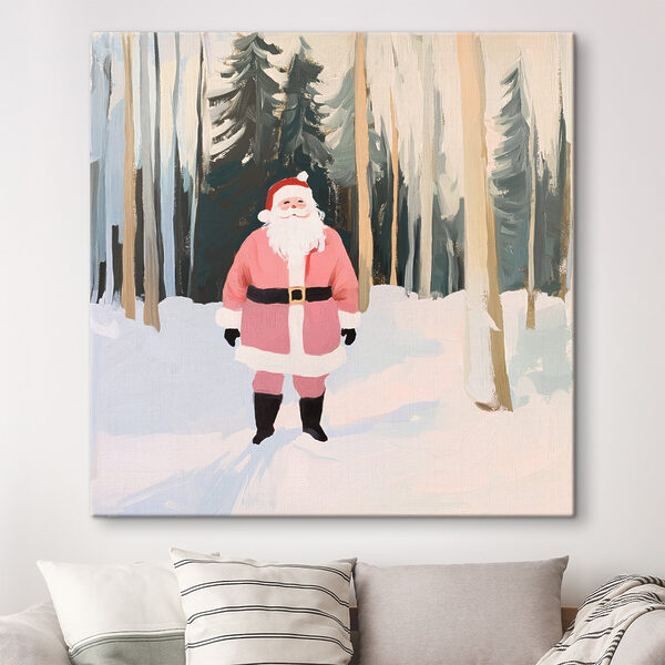 Malba santa clause na sněhu Malba santa clause na sněhu