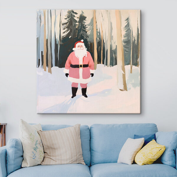 Malba santa clause na sněhu Malba santa clause na sněhu