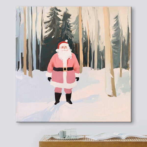 Malba santa clause na sněhu Malba santa clause na sněhu