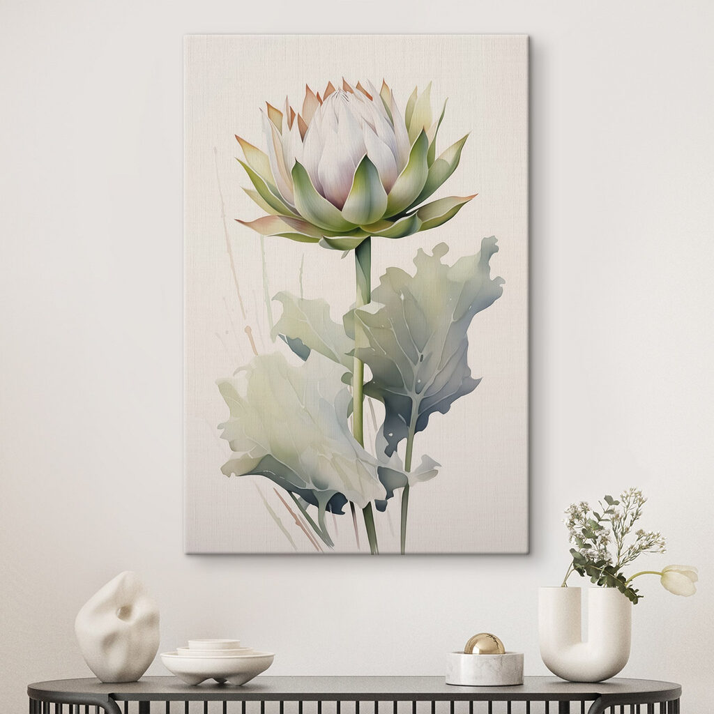 Painting of a flower Painting of a flower