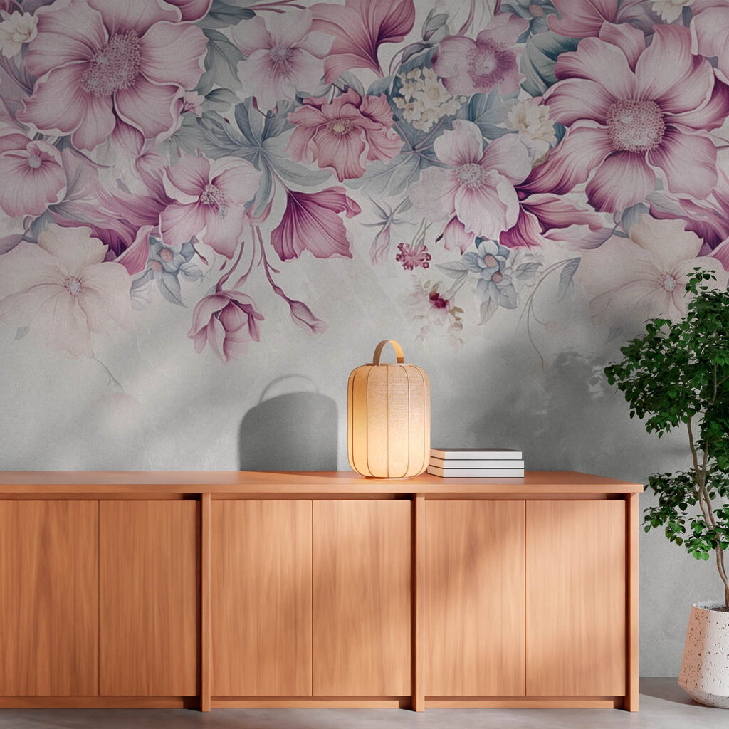 Floral elegance in soft pastels Floral elegance in soft pastels