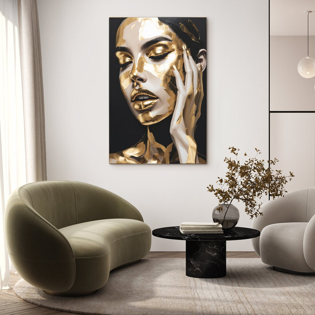 Ethereal beauty in textured art