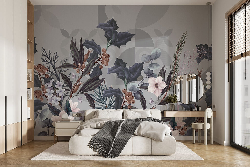 Beautiful floral arrangement in soft colors