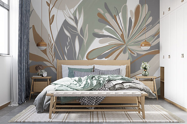 Abstraktní květinový design inspirovaný přírodou. Abstraktní květinový design inspirovaný přírodou.