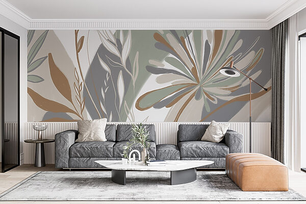 Abstraktní květinový design inspirovaný přírodou. Abstraktní květinový design inspirovaný přírodou.