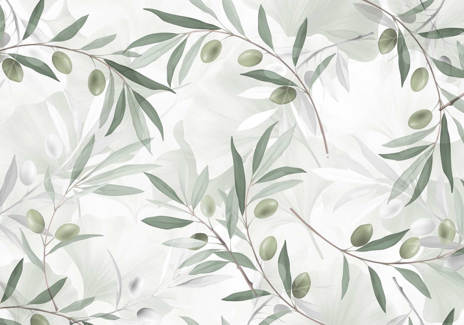 Delicate greenery on a soft backdrop