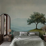 Fototapeta Strom na kopci