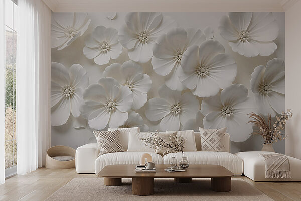 Group of white flowers