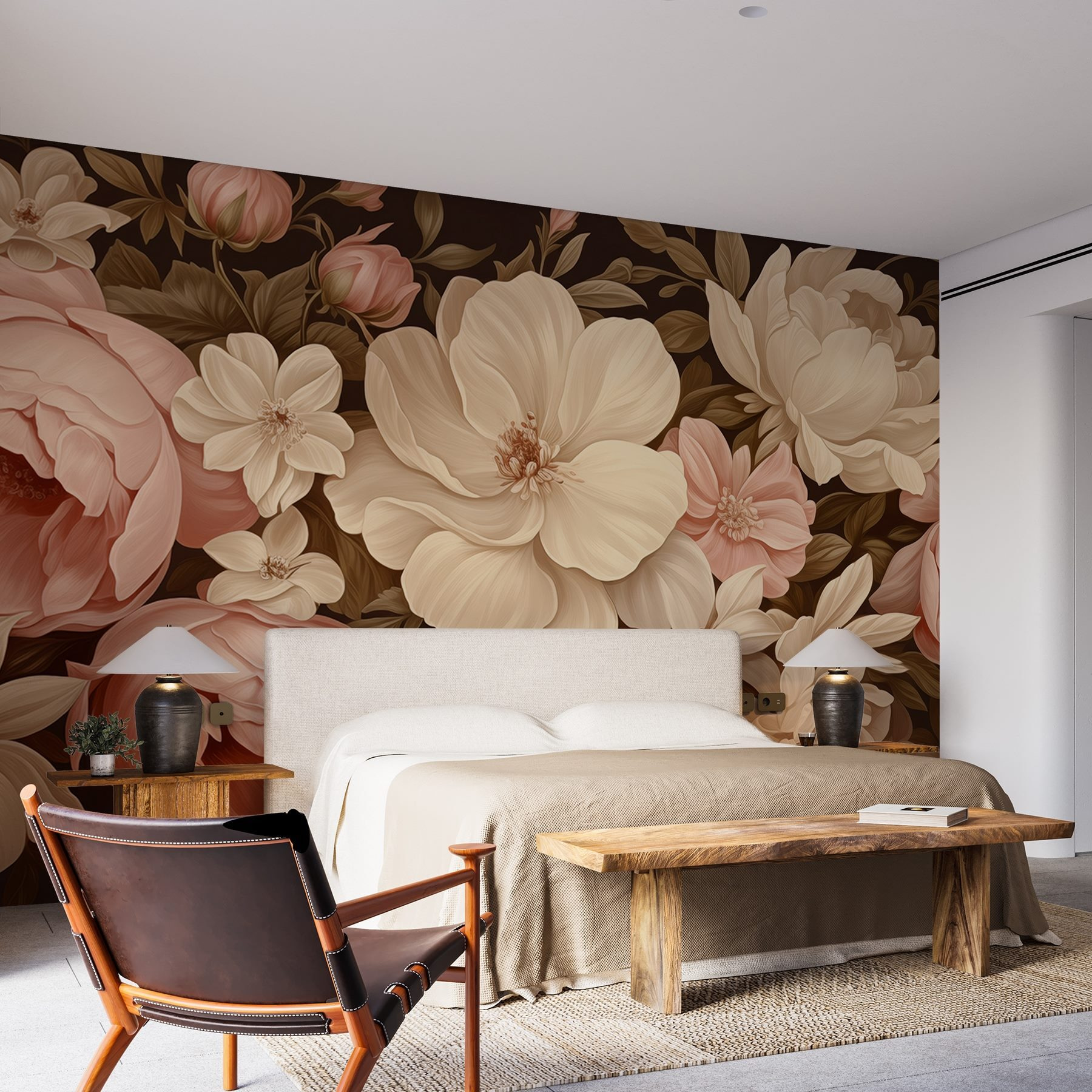 Lush blooms in soft pastel hues