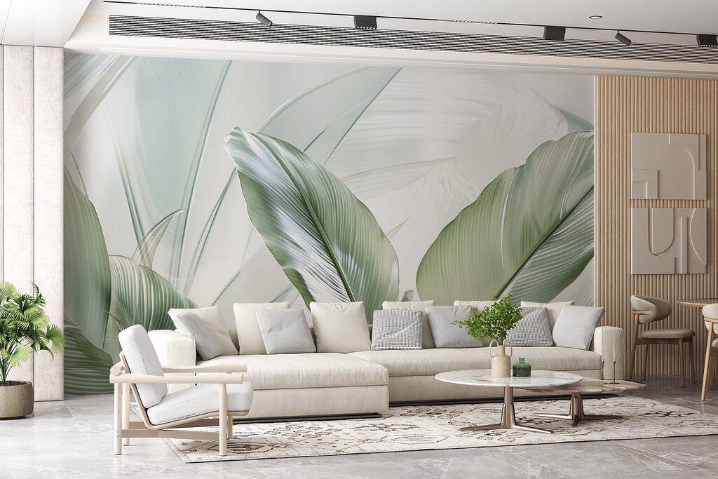 Natural green leaves in soft light Natural green leaves in soft light