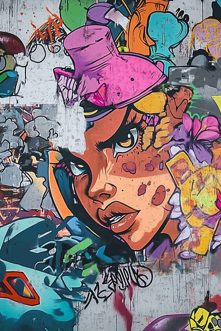 Graffiti on a wall