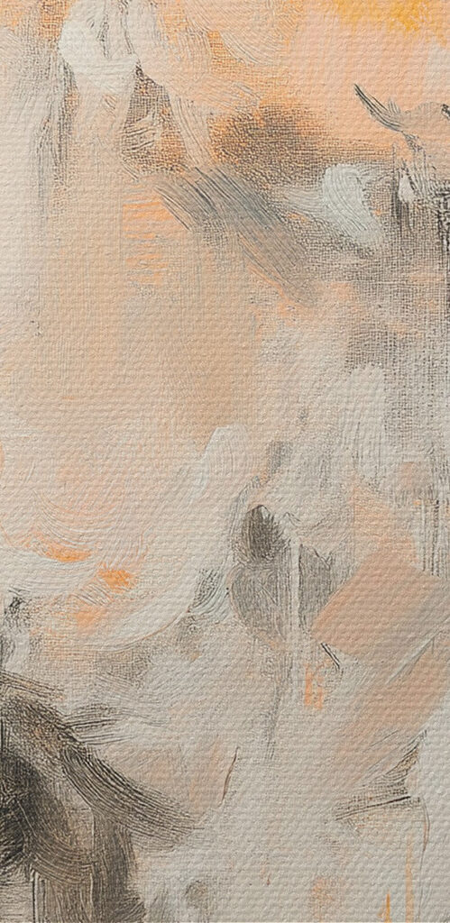 Painting of birds flying in the sky