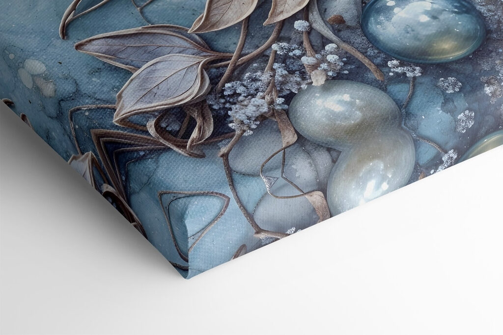 Floral arrangement in cool tones Floral arrangement in cool tones