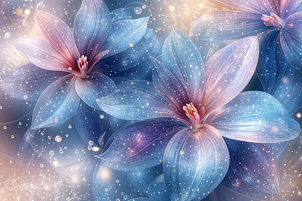 Delicate blossoms in soft colors Delicate blossoms in soft colors