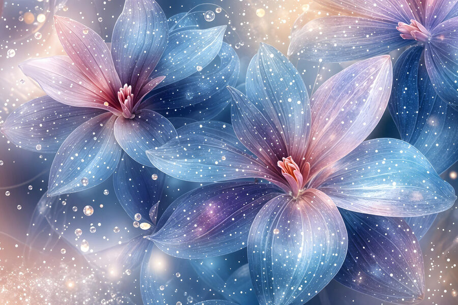 Delicate blossoms in soft colors Delicate blossoms in soft colors