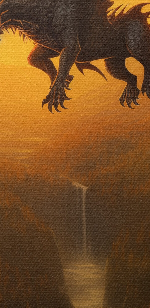 Drak letící nad údolím Drak letící nad údolím