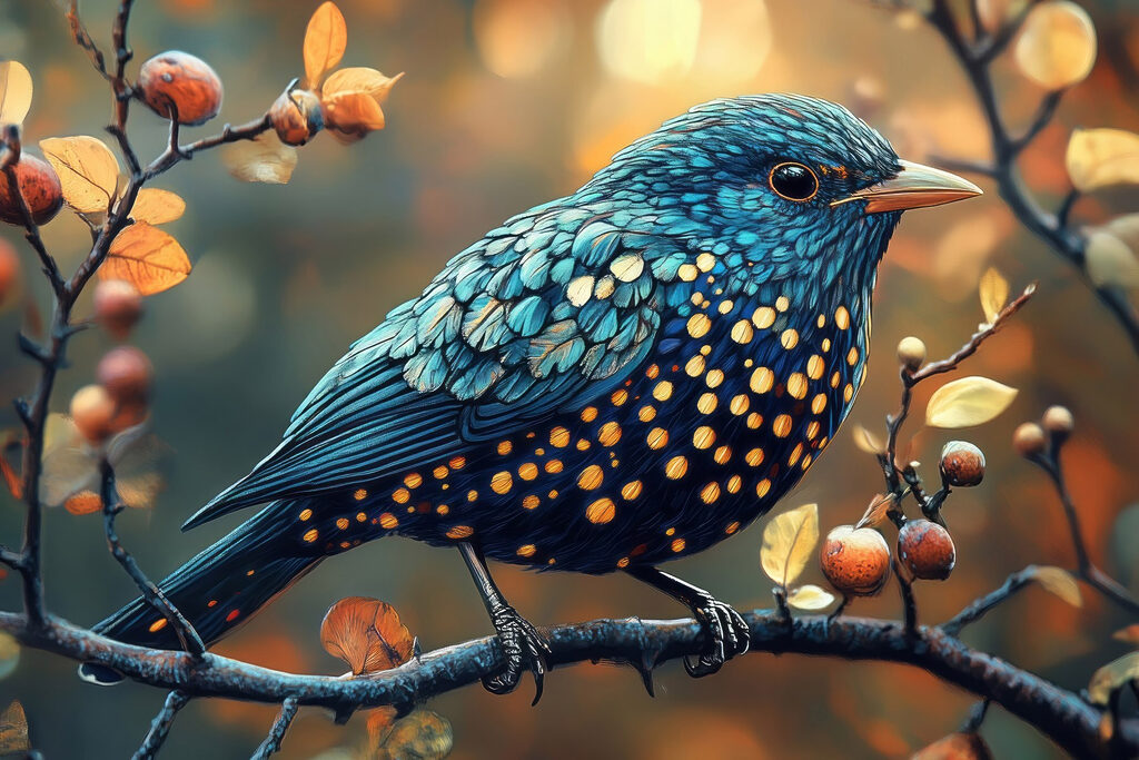 Bird on a branch Bird on a branch
