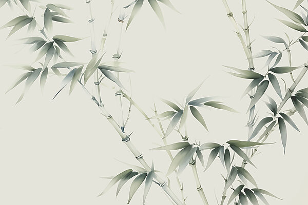 Natural elegance in bamboo arrangement