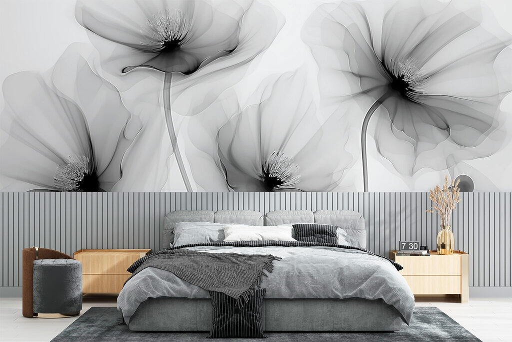 Group of flowers with white petals Group of flowers with white petals