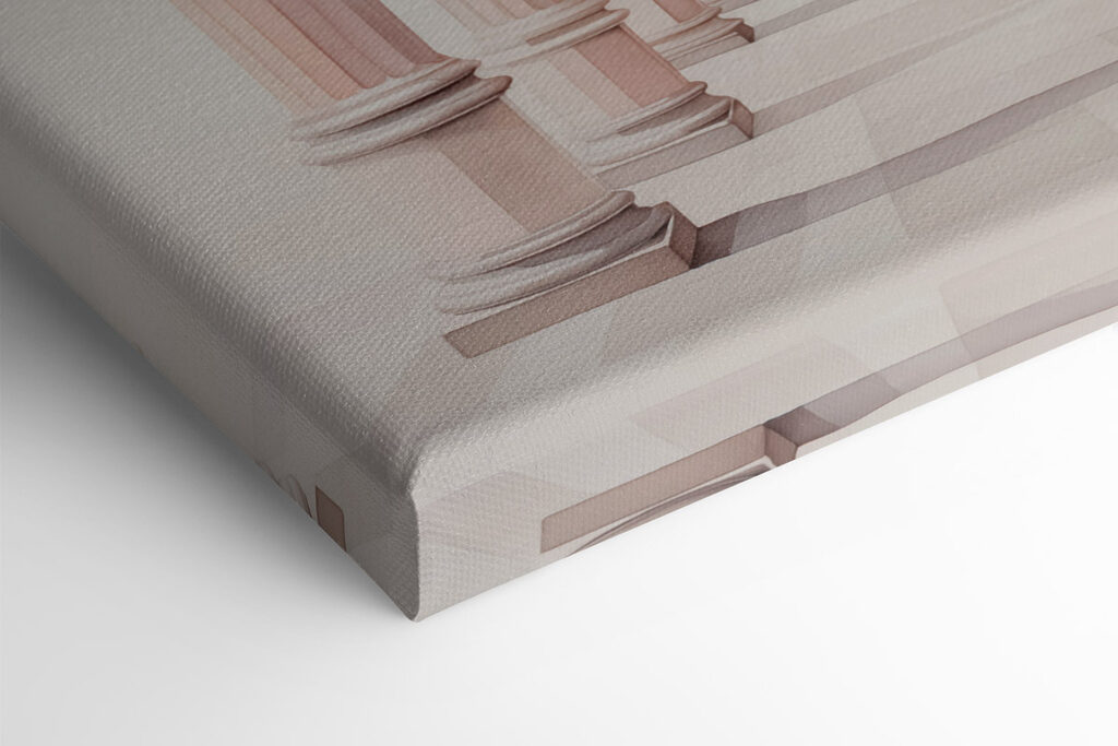 Long corridor with columns