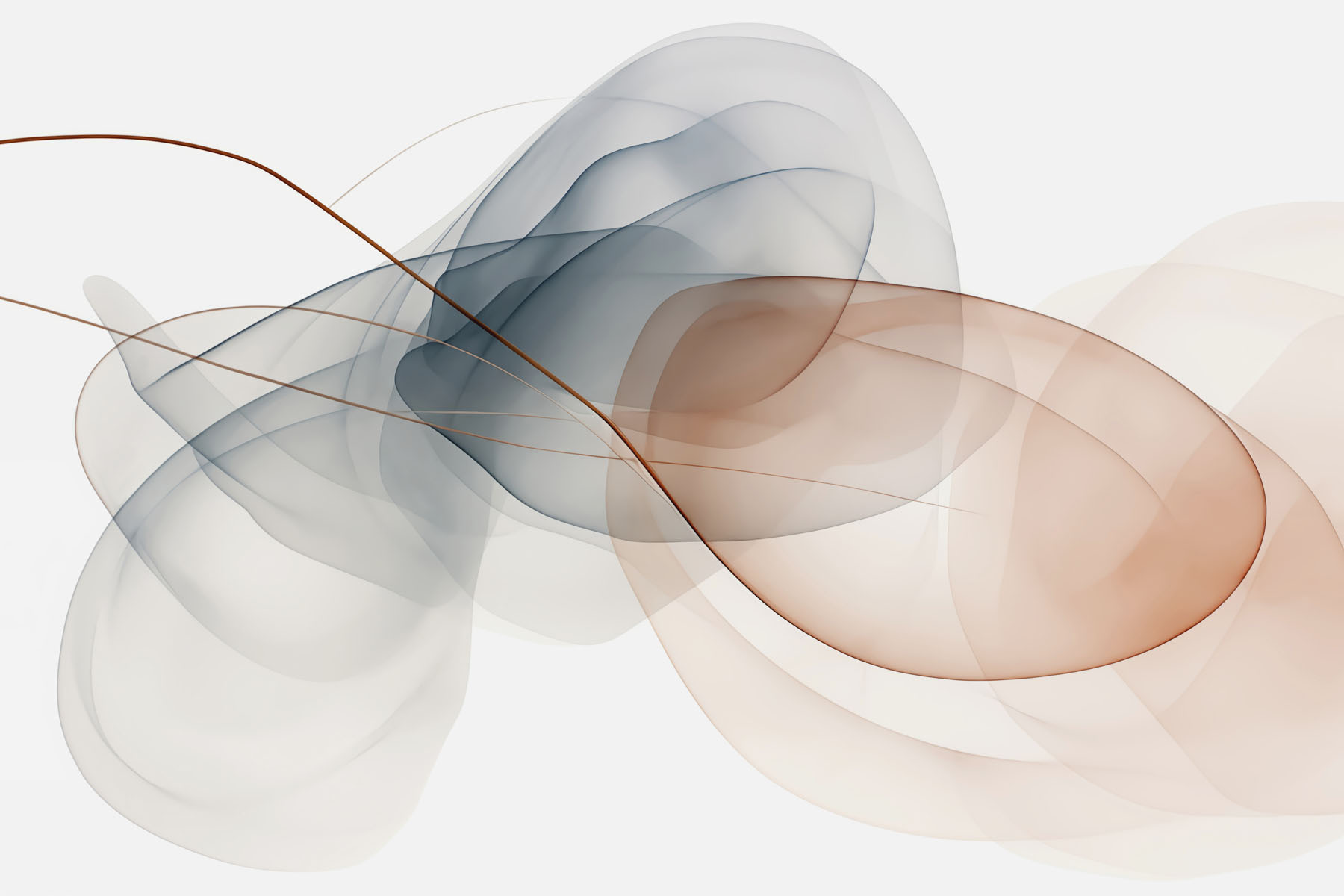 Dreamy swirls in soft hues