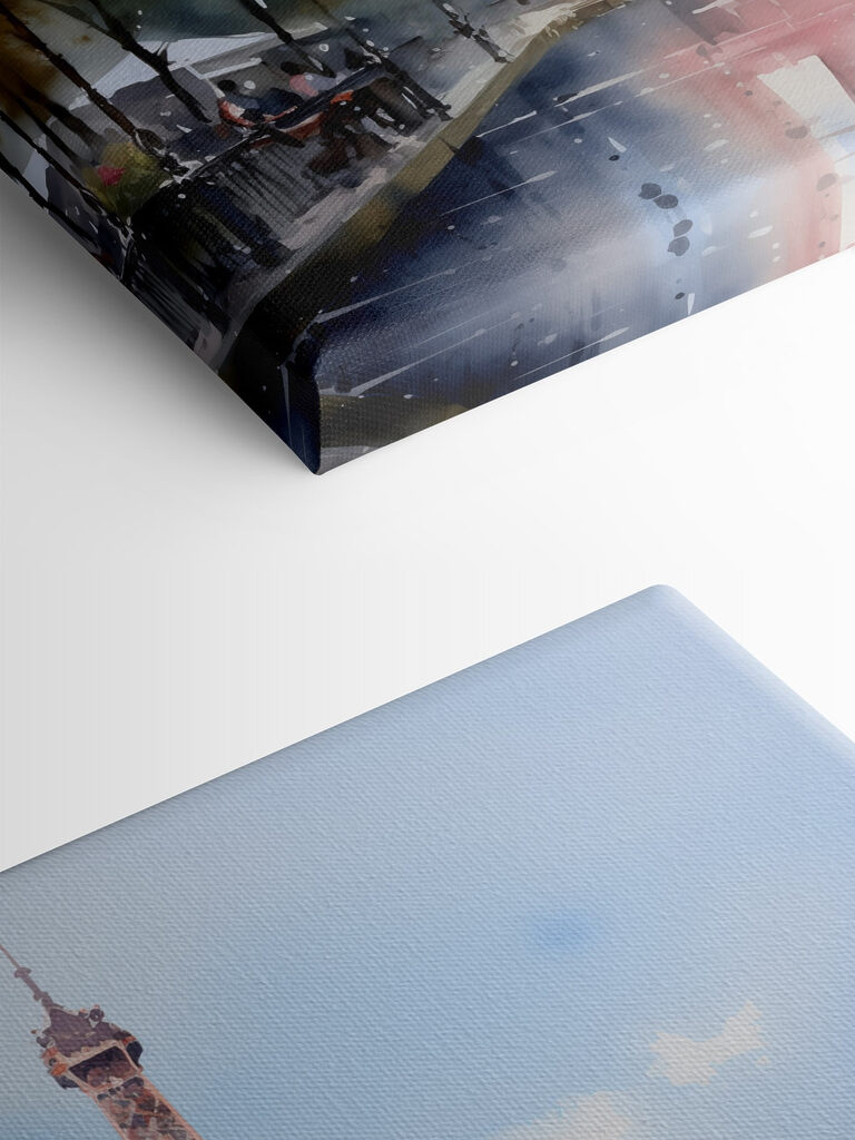 Watercolor of a tower