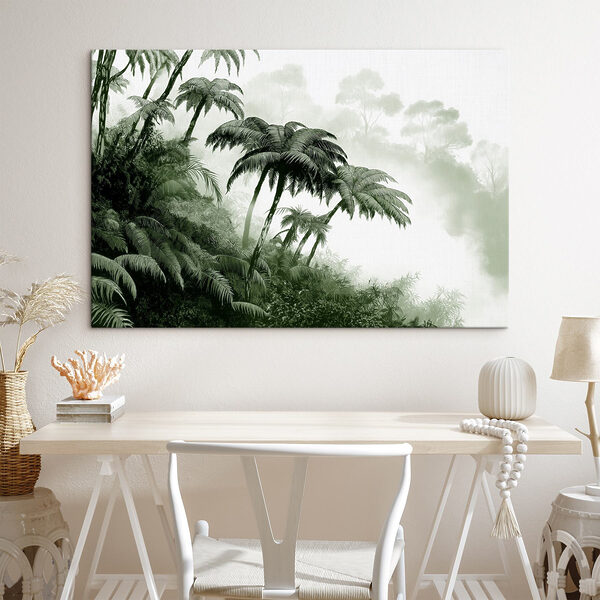 Group of palm trees in a forest Group of palm trees in a forest