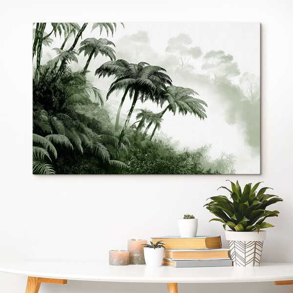 Group of palm trees in a forest Group of palm trees in a forest