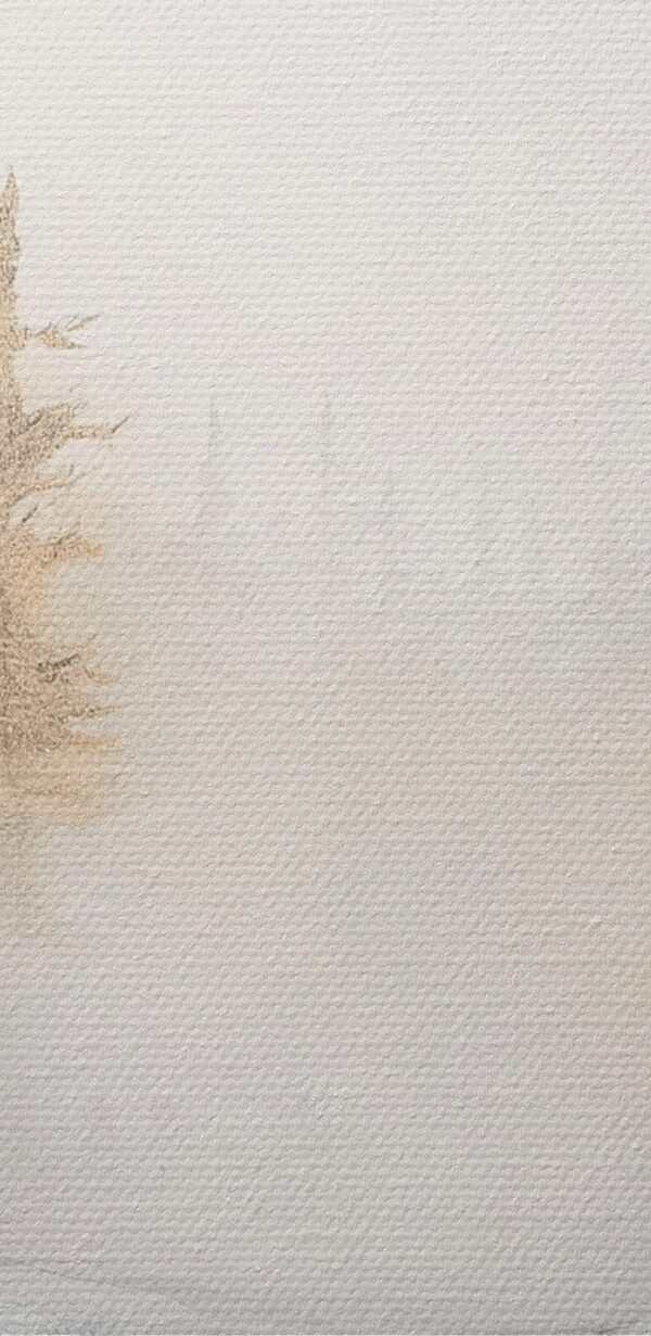 Watercolor painting of a snowy forest Watercolor painting of a snowy forest
