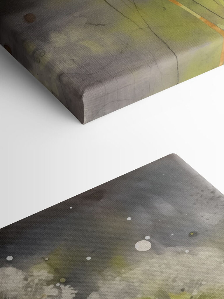 Delicate white flowers in soft hues