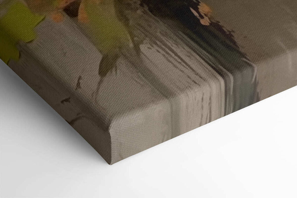 Painting of pink flowers