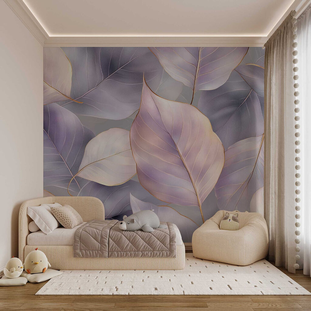 Delicate leaves in soft hues Delicate leaves in soft hues