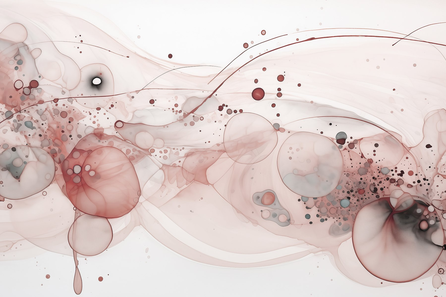 Flowing colors in soft harmony Flowing colors in soft harmony