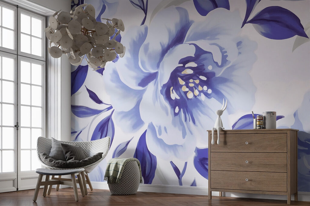 Delicate blooms in soft shades